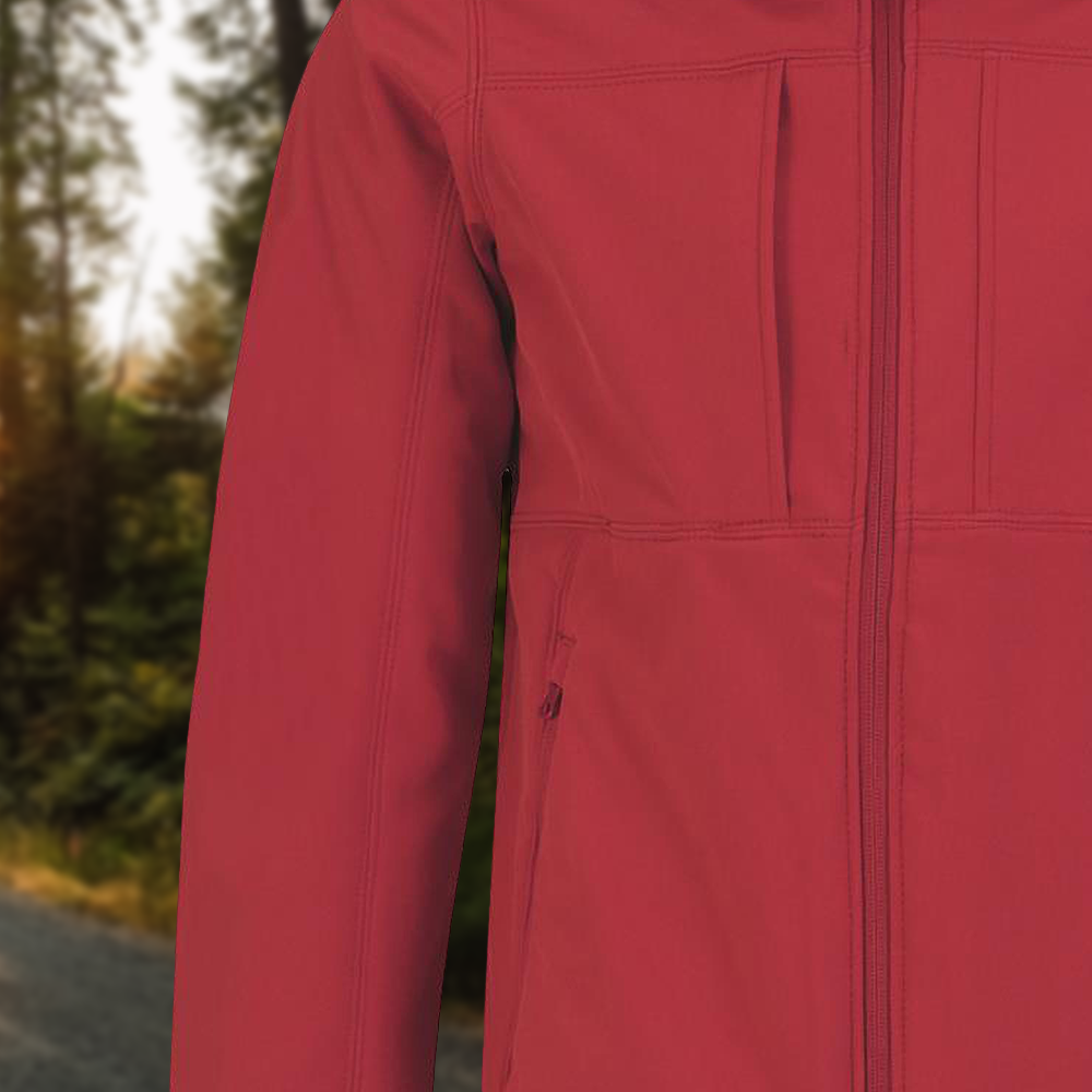 Veste à capuche Softshell premium B&C – Image 5