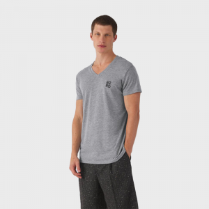 T-shirt col V B&C