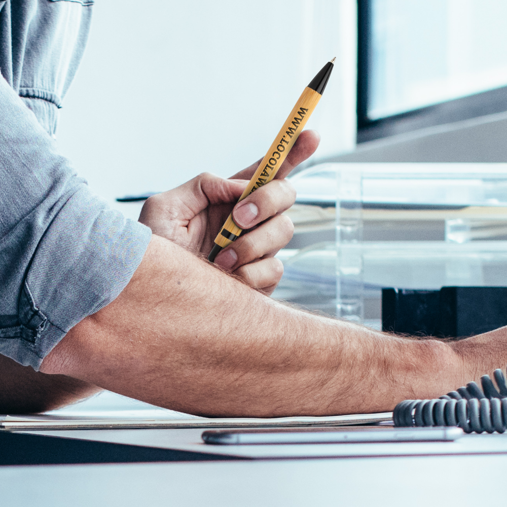 Stylo bille bambou – Image 3