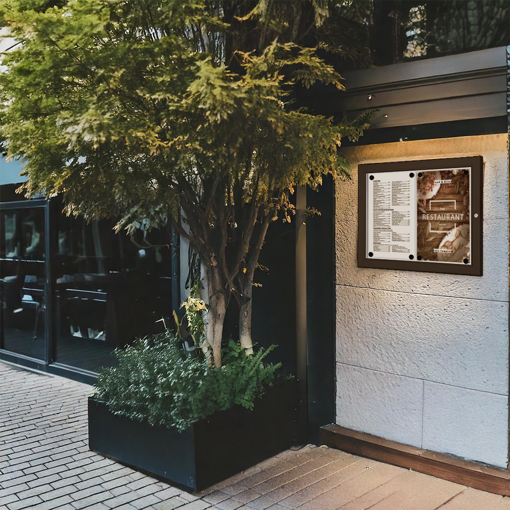 Vitrine extérieure noire – Image 4