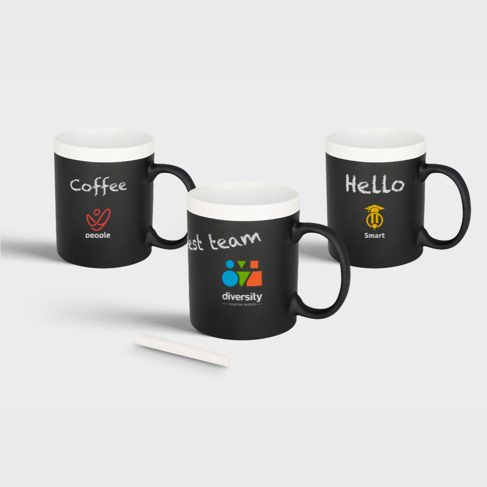 Mugs ardoise avec craie | 330 ml – Image 2