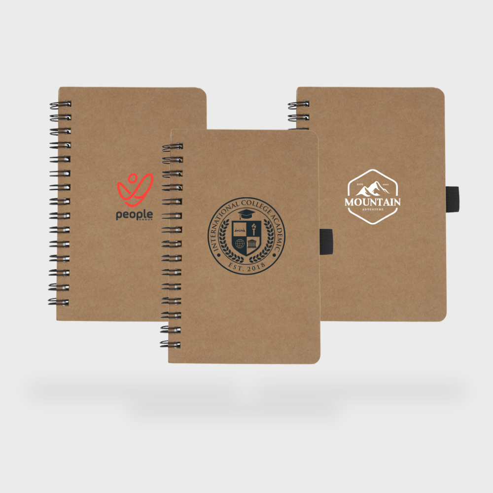 Cobble A6 Carnet en papier de pierre spirale