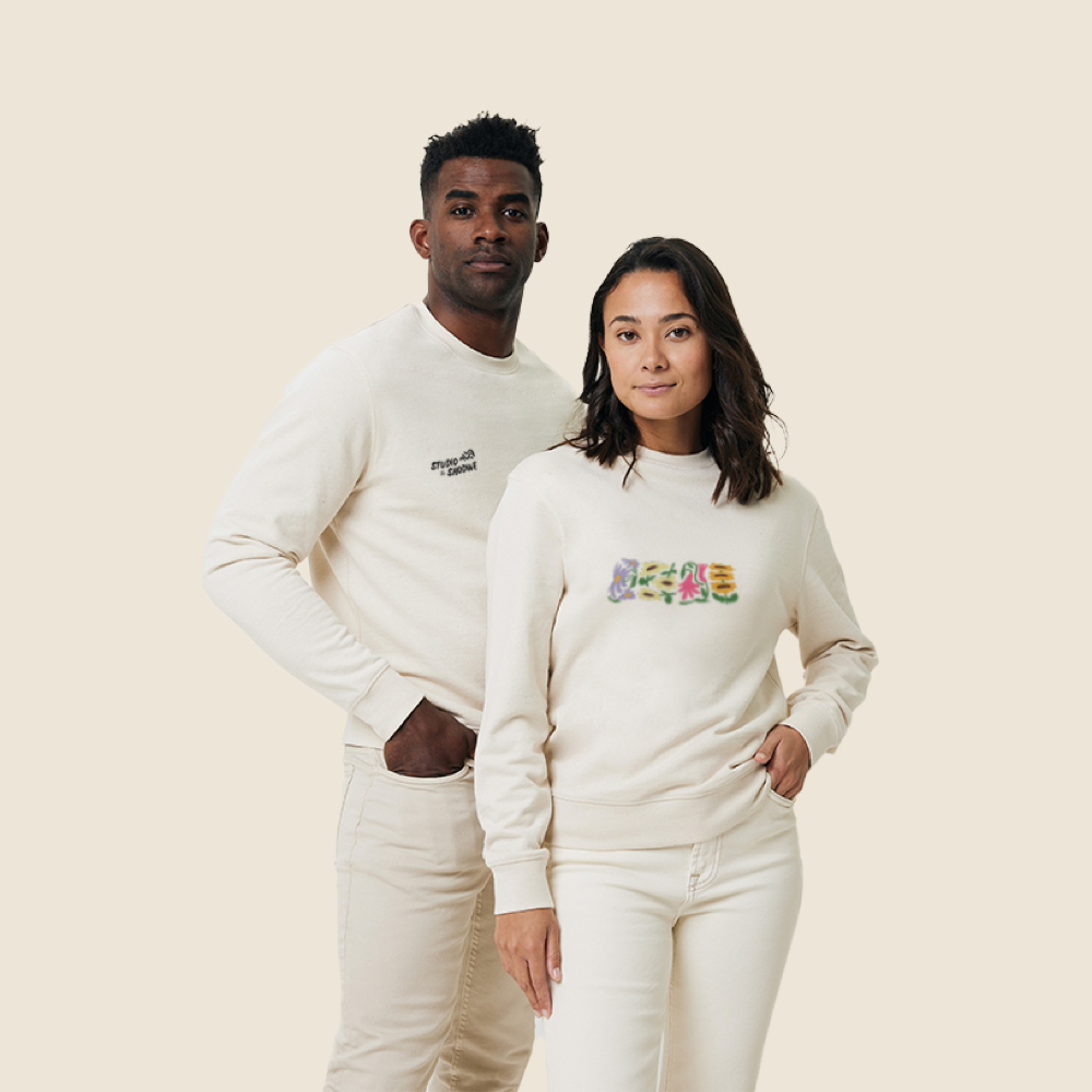 Pull tissu recyclé Iqoniq Undyed – Image 8