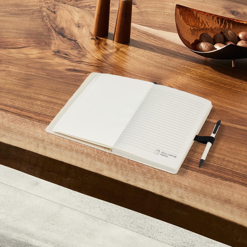 Carnet en carton de lait avec stylo – Image 2