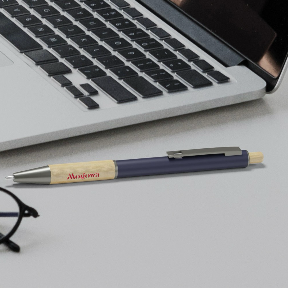 Stylo à bille en aluminium recyclé Darius – Image 4