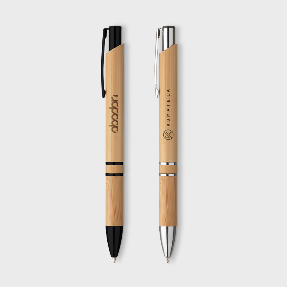 Stylo rétractable Bambou – Image 3