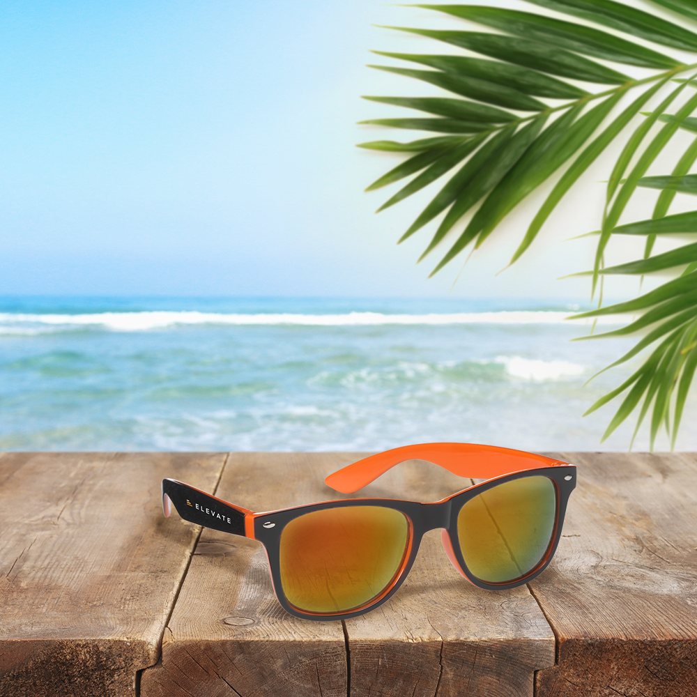 Lunettes de soleil à verres miroirs – Image 2