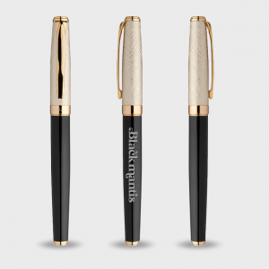 Stylo roller doré
