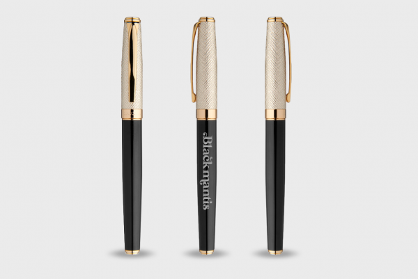 Stylo roller doré