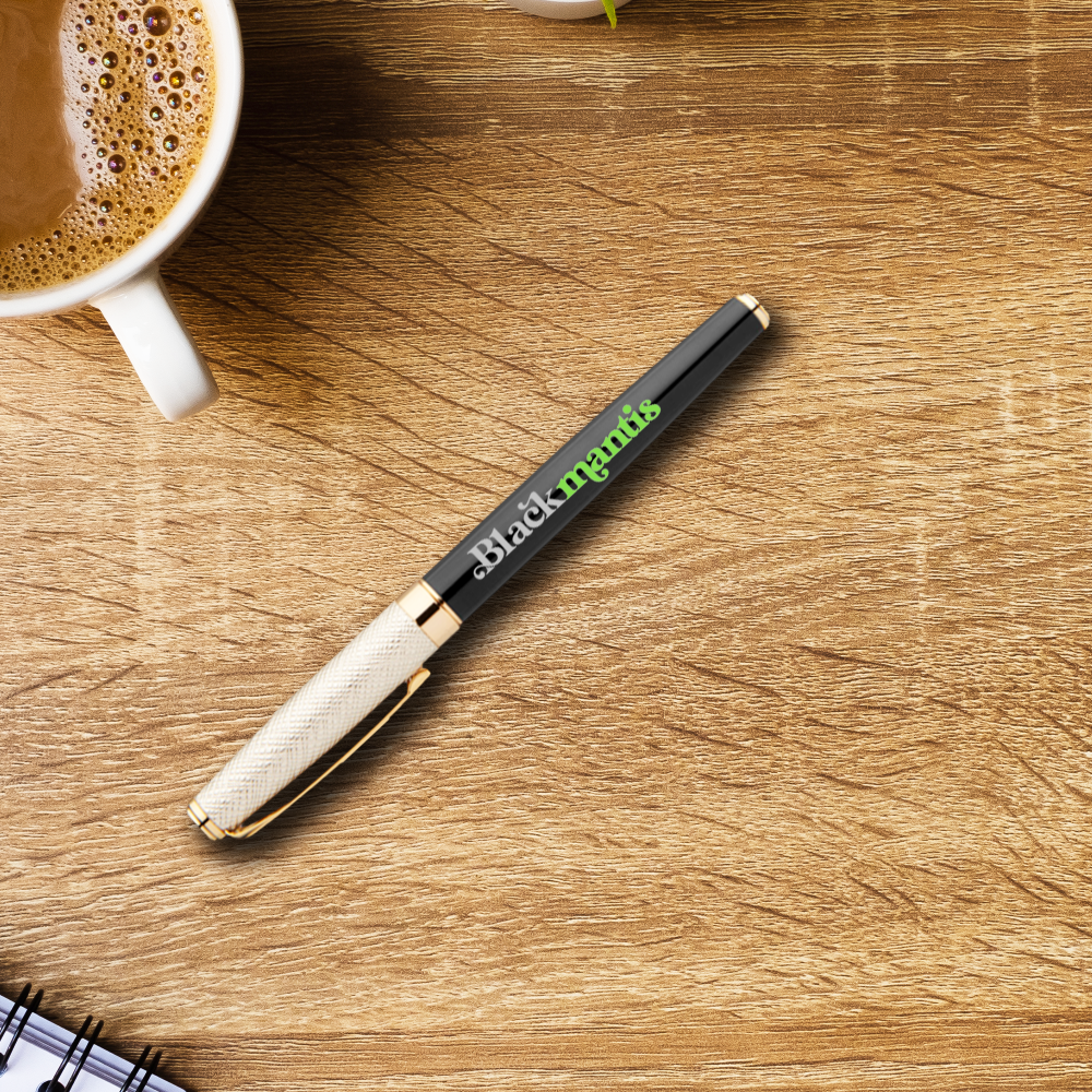 Stylo roller doré – Image 4