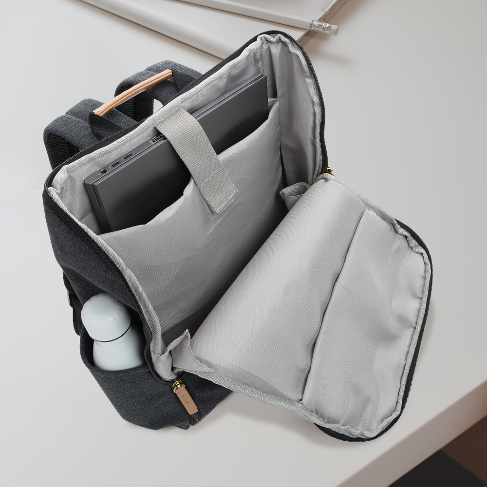 Sac à dos pour ordinateur portable en toile recyclée AWARE™ – Image 5