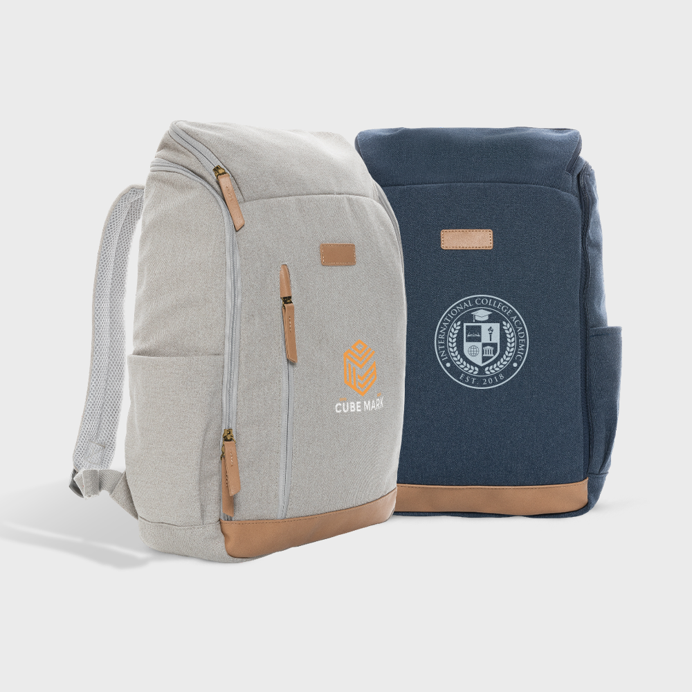 Sac à dos pour ordinateur portable en toile recyclée AWARE™ – Image 2