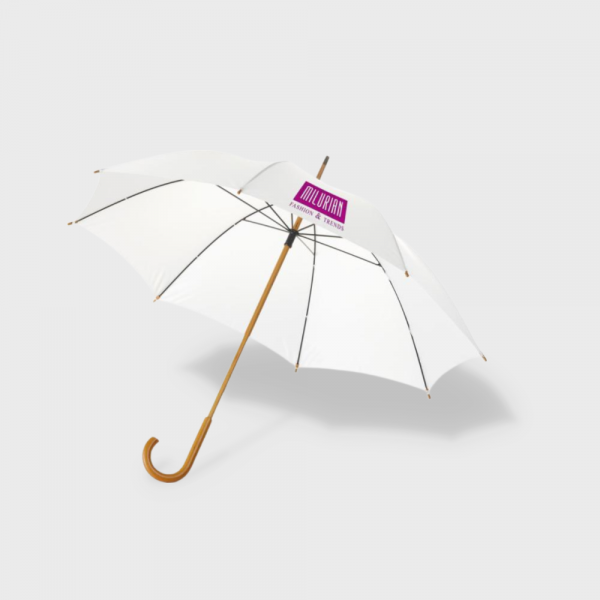 Parapluie Jova poignée courbée en bois