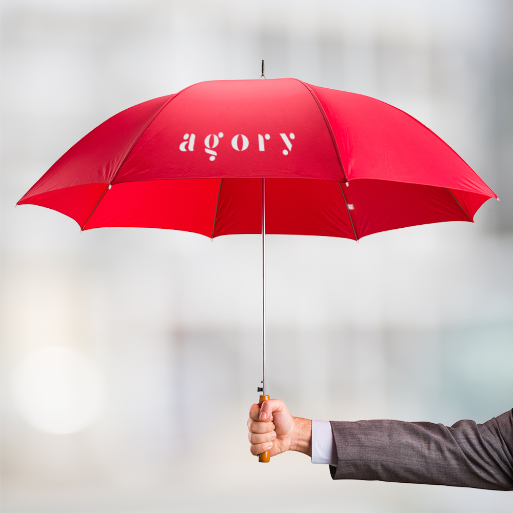 Parapluie poignée en bois Karl Golf – Image 5