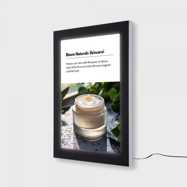 Vitrine LED extérieure premium