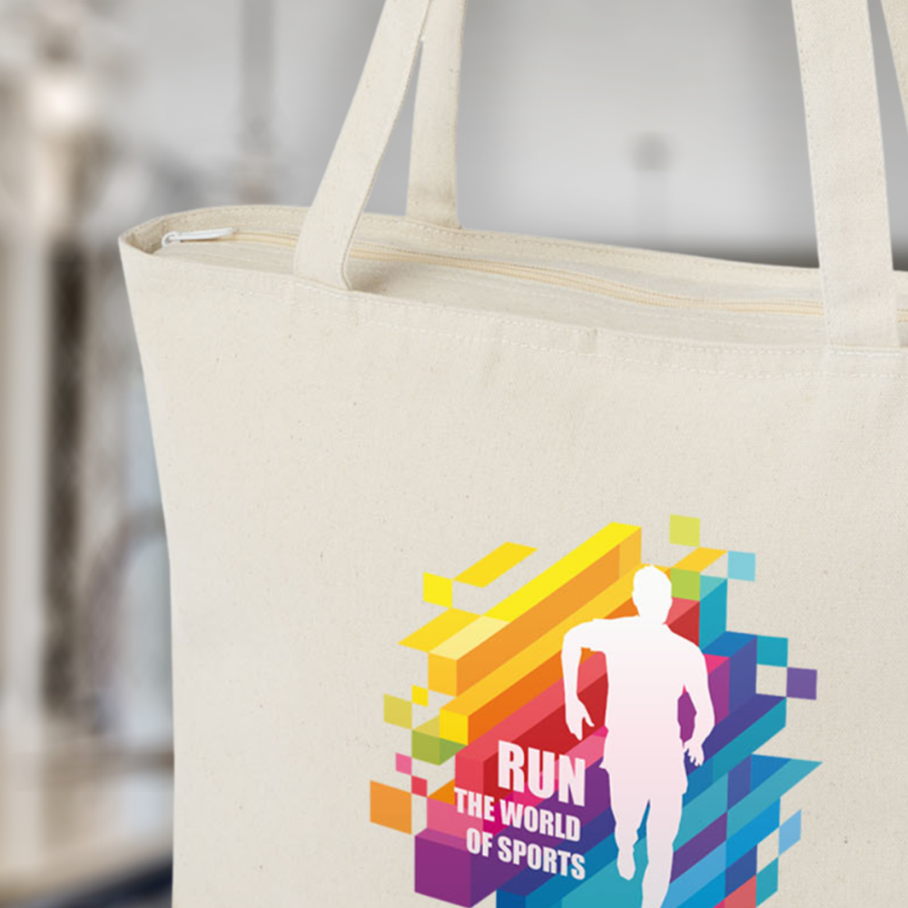 Sacs en coton zippés 320g – Image 6