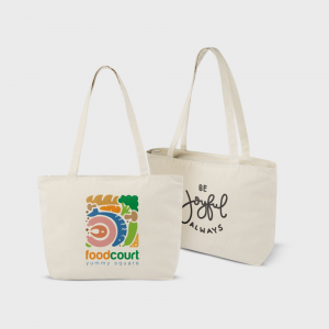 Sacs en coton zippés 320g