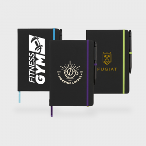 Carnet A5 noir Edge
