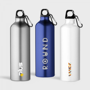Gourde en aluminium recyclé Oregon avec mousqueton | 770 ml