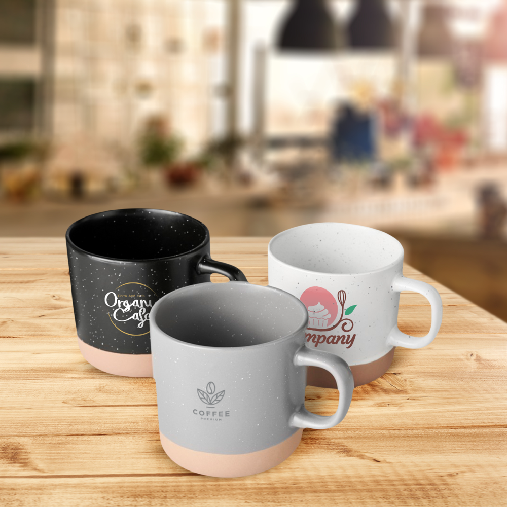 Mug en céramique mouchetée et base non émaillée – Image 6