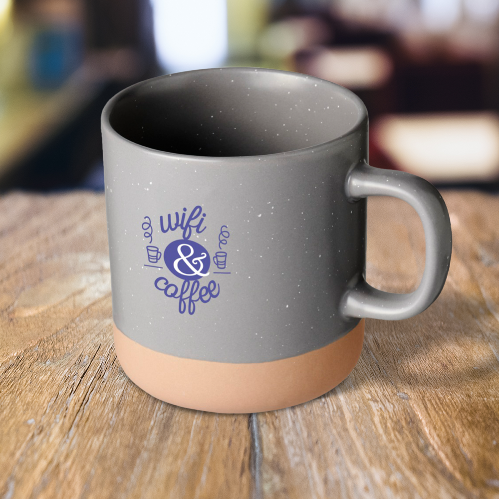 Mug en céramique mouchetée et base non émaillée – Image 5