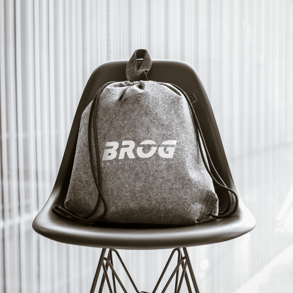 Sac à cordon en feutre RPET – Image 3
