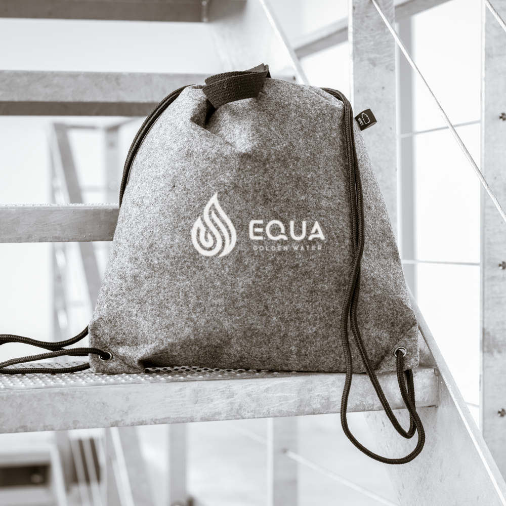 Sac à cordon en feutre RPET – Image 4