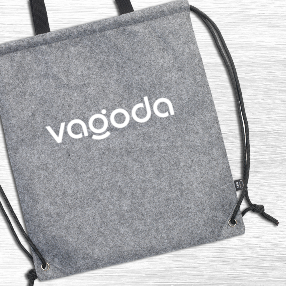 Sac à cordon en feutre RPET – Image 6