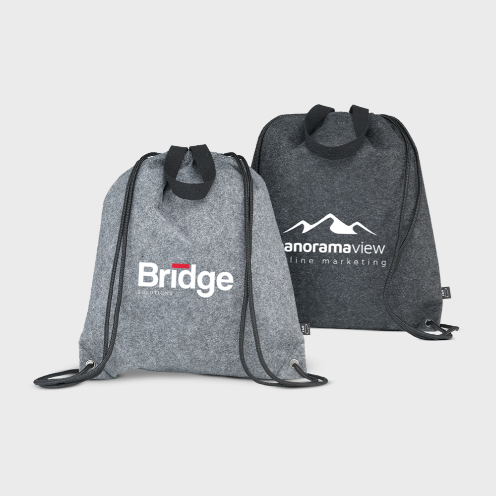 Sac à cordon en feutre RPET – Image 5