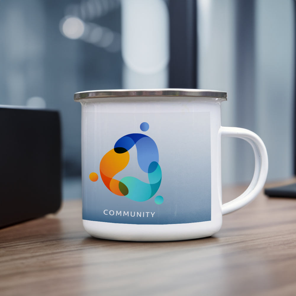 Tasse en émail quadrichromie – Image 5