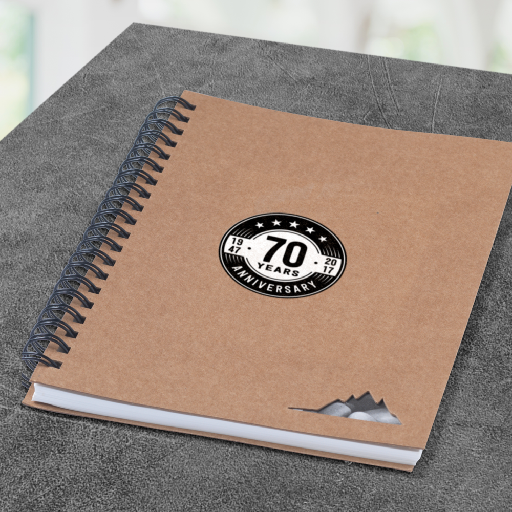 Carnet en papier de pierre spirale – Image 4