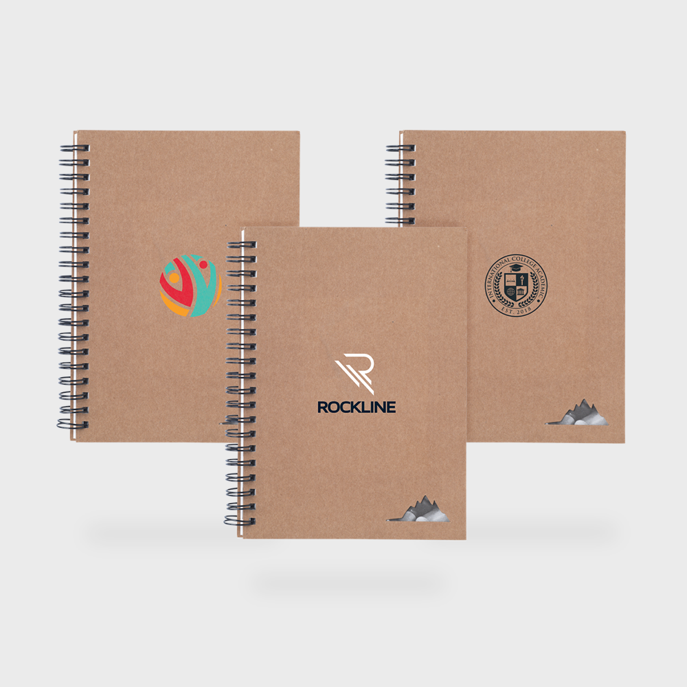 Carnet en papier de pierre spirale – Image 2