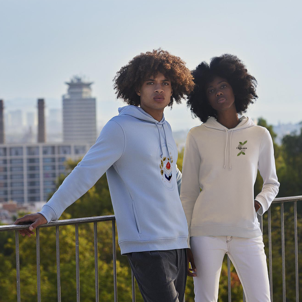 Sweat à capuche coton bio unisexe B&C – Image 5