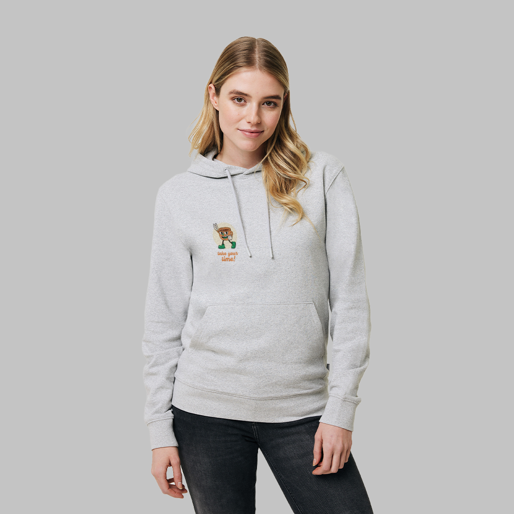 Sweat à capuche en coton non teint recyclé Iqoniq – Image 6