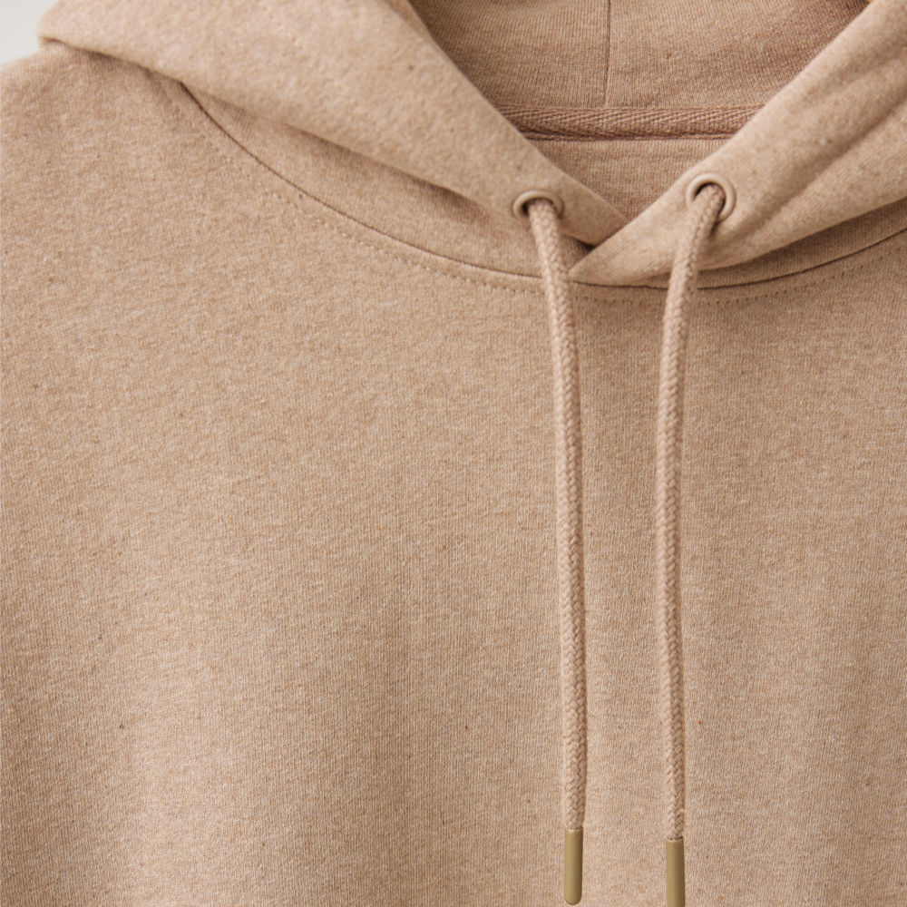 Sweat à capuche en coton non teint recyclé Iqoniq – Image 7