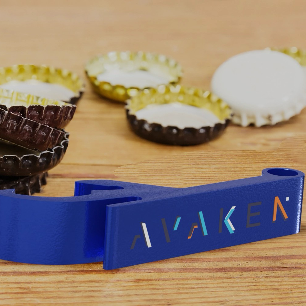 Porte-clés décapsuleur en aluminium recyclé – Image 5