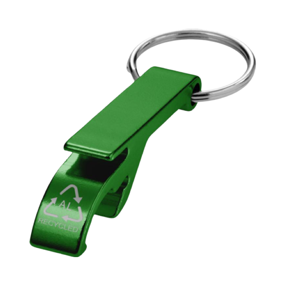 Porte-clés décapsuleur en aluminium recyclé – Image 3