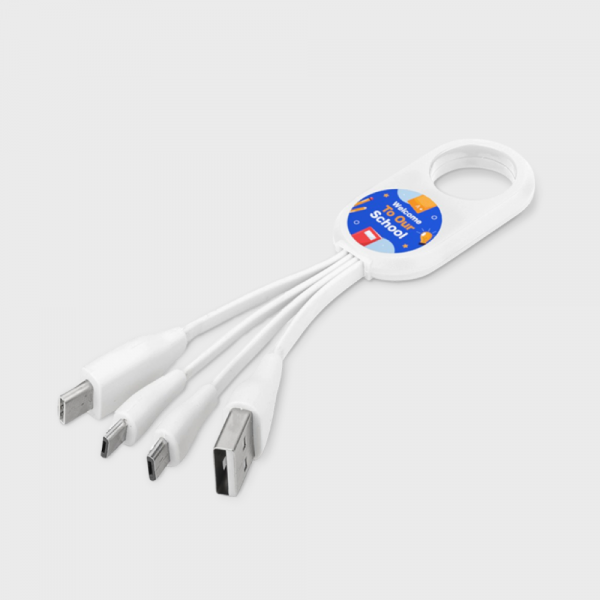 Câble USB multi ports type C 4 en 1