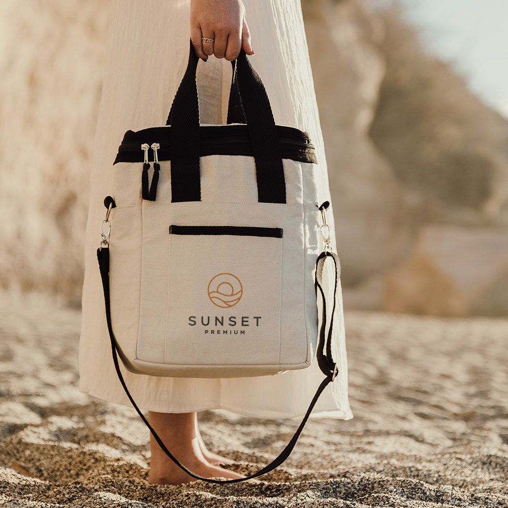 Sac isotherme en toile recyclée Vinga – Image 5