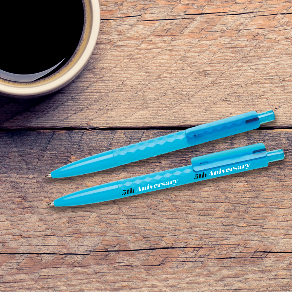 Stylo texturé motifs losanges – Image 4