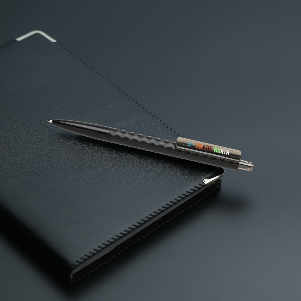 Stylo texturé motifs losanges – Image 3