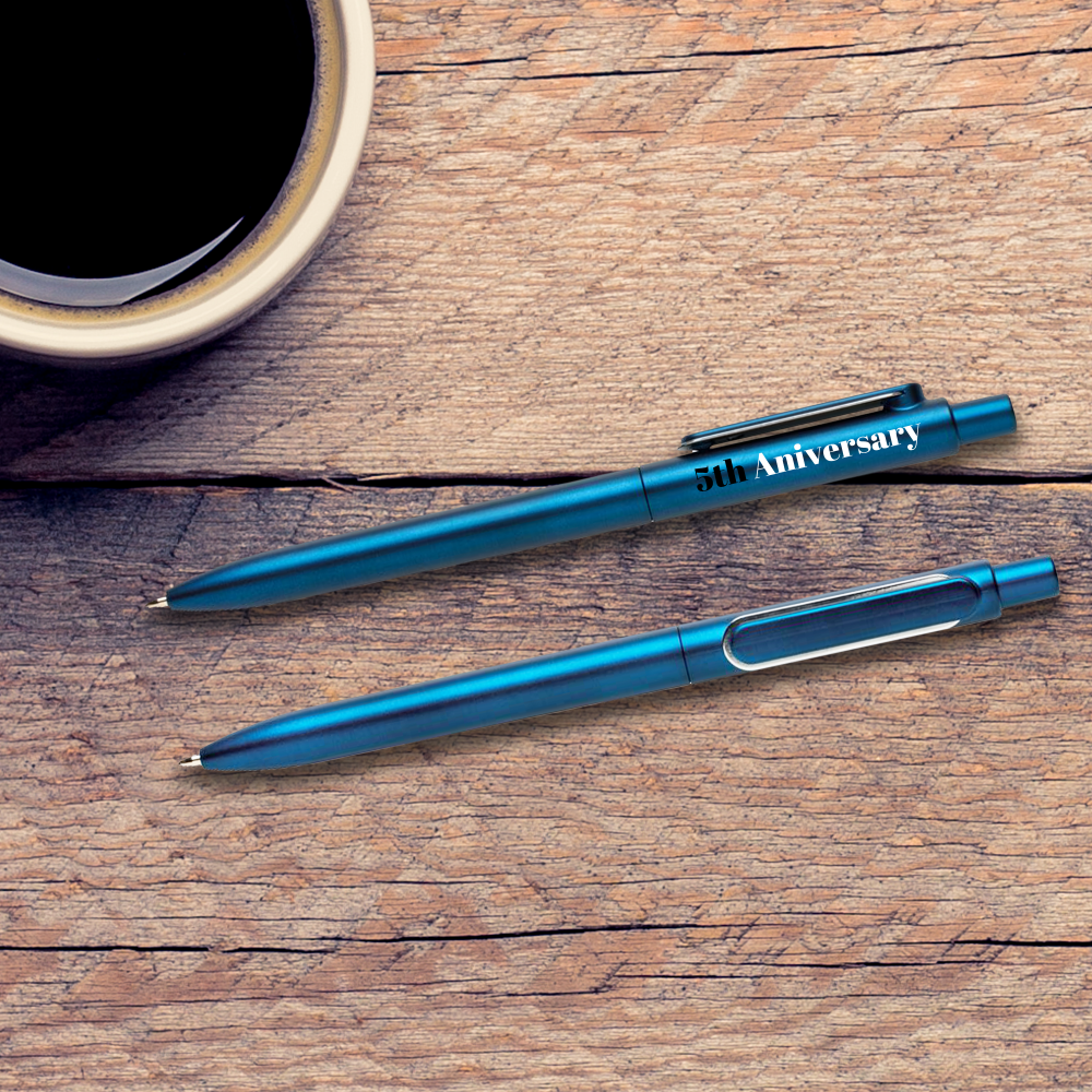 Stylo fin avec clip métallique – Image 5