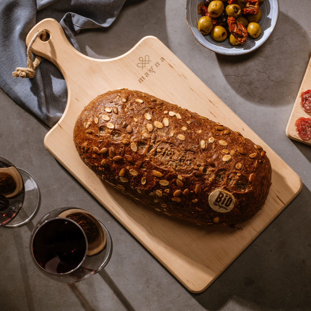 Planche à découper en bois d'aulne avec poignée – Image 3