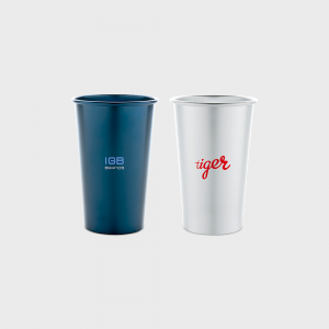 Tasse empilable en aluminium recyclé RCS