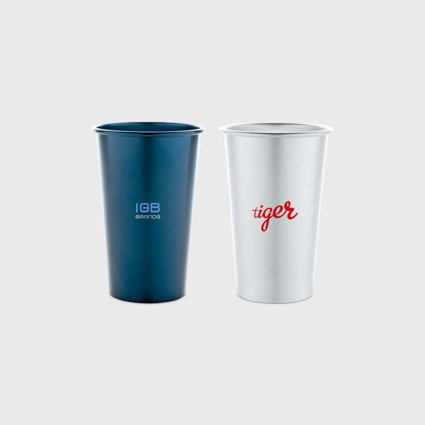 Tasse empilable en aluminium recyclé RCS