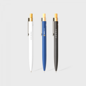 Stylo en aluminium recyclé avec bambou Alvar GRS