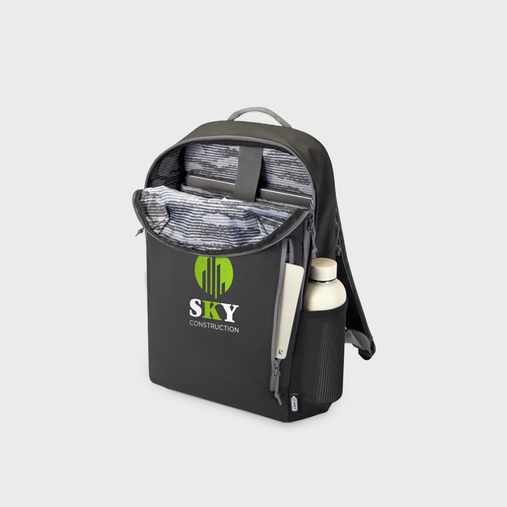 Sac à dos pour ordinateur portable 15 pouces Aqua GRS résistant à l'eau – Image 3