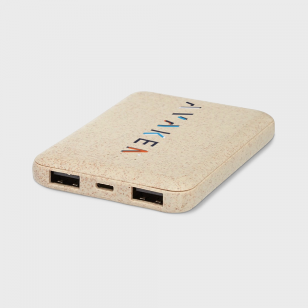 Batterie externe en paille de blé | 5000 mAh