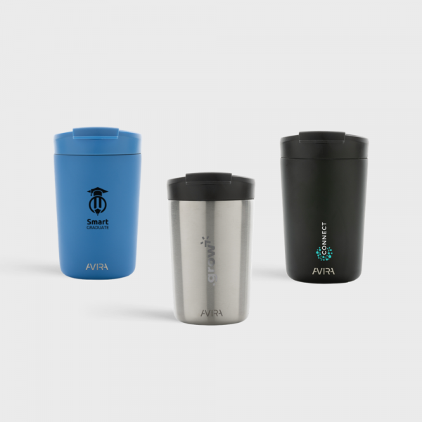 Mug en acier recyclé RCS Avira Alya | 300 ml