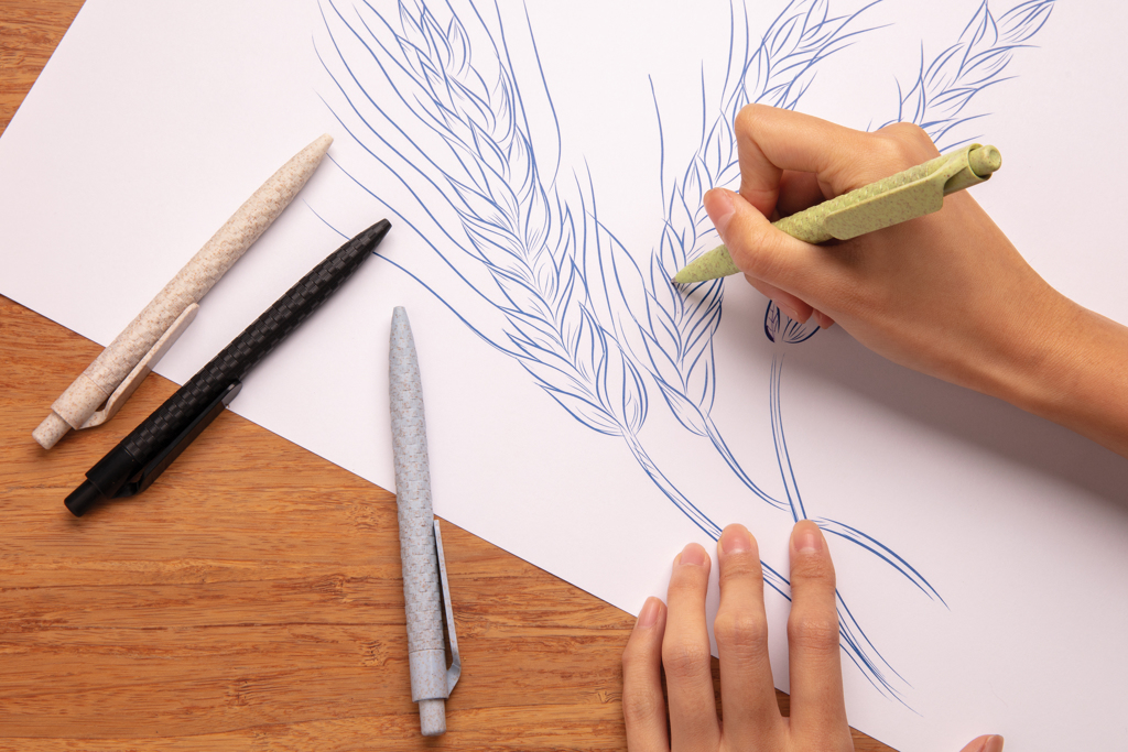 Stylo en tiges de paille blé – Image 5